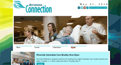 Desktop Screenshot of connection.riversidehealthcare.org