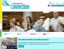 Tablet Screenshot of connection.riversidehealthcare.org